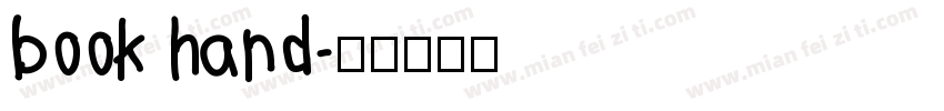 book hand字体转换